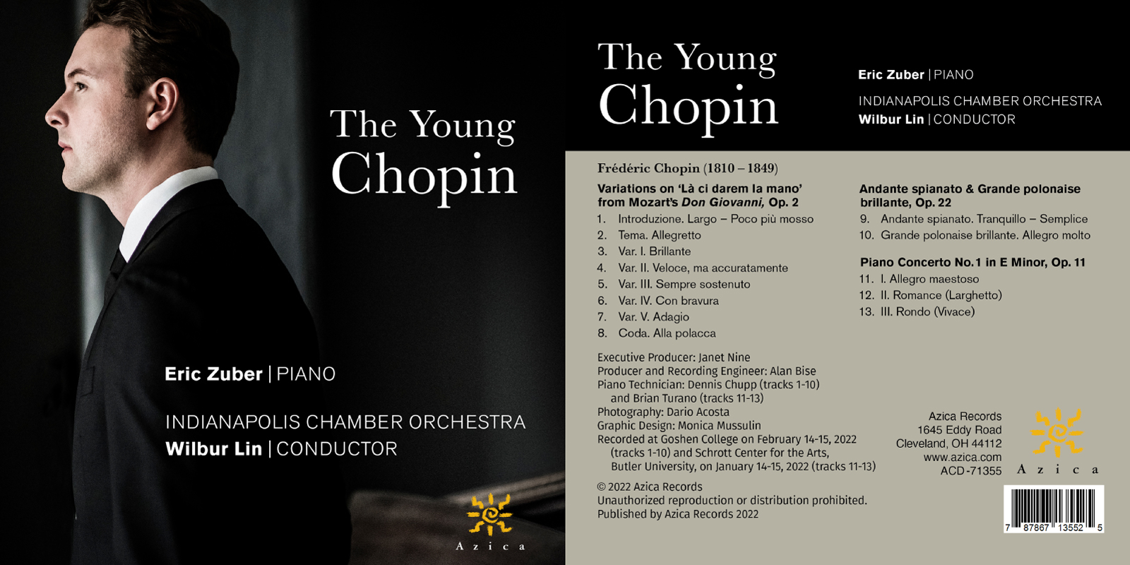 Eric Zuber's The Young Chopin album cover