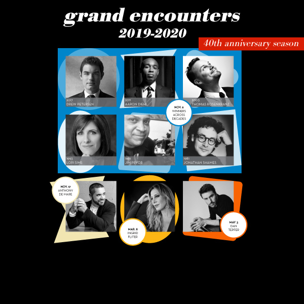 Grand Encounters 2019-2020: our 40th Anniversary season!